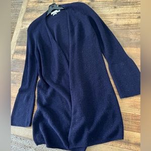 Vineyard Vines | Navy Open Cardigan Sweater | Cashmere + Merino Wool